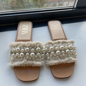 Zara Pearl sandals
